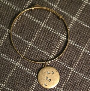 Aquarius Zodiac Constellation Charm Bracelet